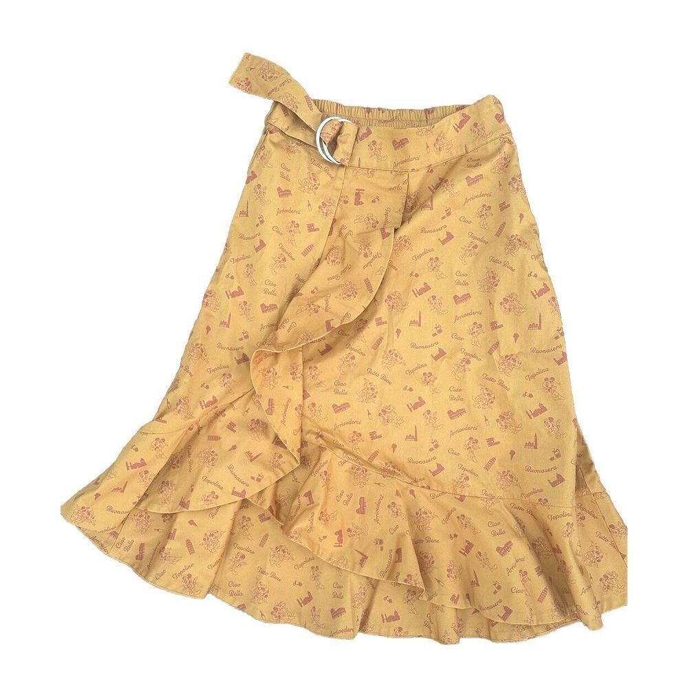 Disney Epcot Italy World Showcase Minnie and Mickey Wiggle Dress Shop Skirt NWT